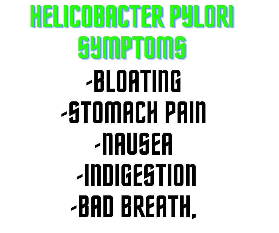 helicobacter pylori symptoms
